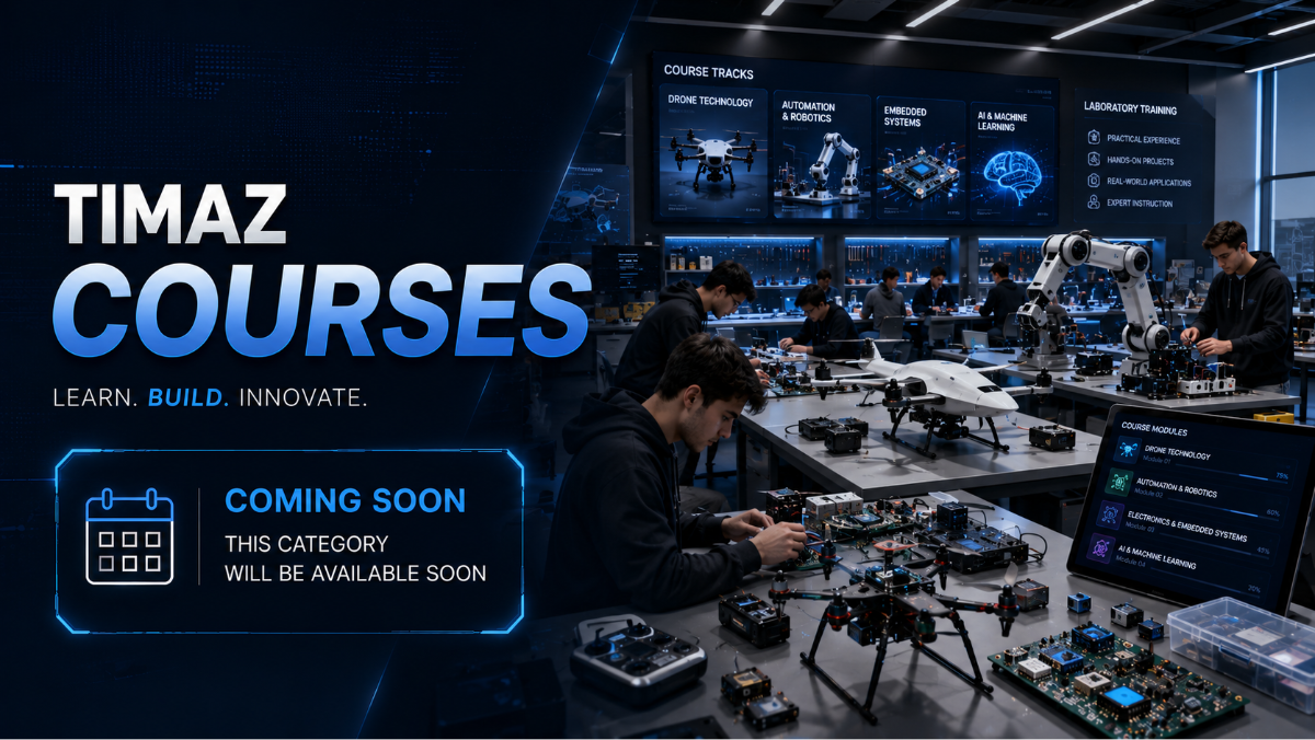 In the coming days, the TIMAZ Courses category will begin operating at full capacity